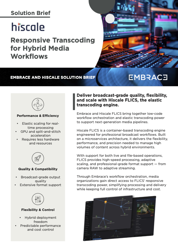 EMBRACE AND HISCALE SOLUTION BRIEF